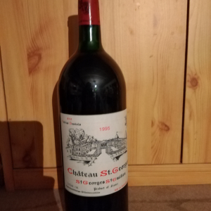 Bouteille 1,5L Château saint georges saint emilion petrus desbois 1995 en tres bon état.