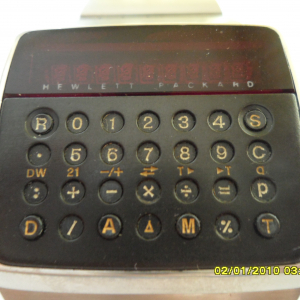 Montre calculatrice Hewlett Packard HP-01 année 1980