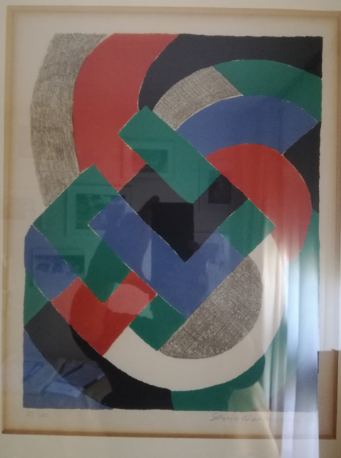 
															lithographie signée Sonia Delaunay
														