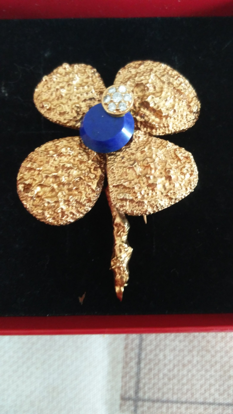 
															Broche en or
														