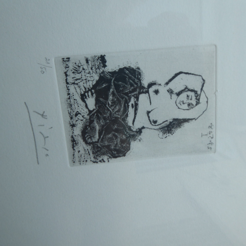 
															Lithograhie signée Picasso numérotée sur papier
														