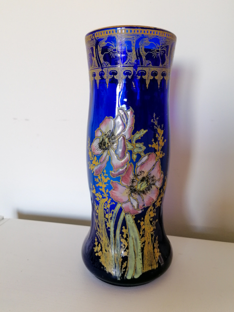 
															Vase bleu Legras
														