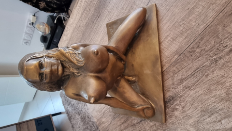 
															Statue femme bronze
														