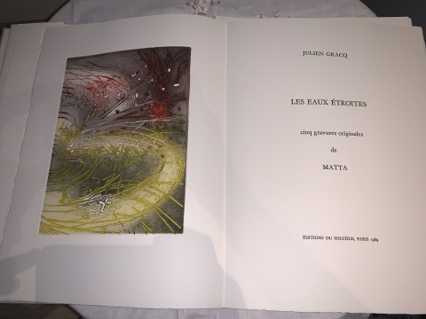 
															Les Eaux étroites - MATTA Roberto et  GRACQ Julien 1989
														