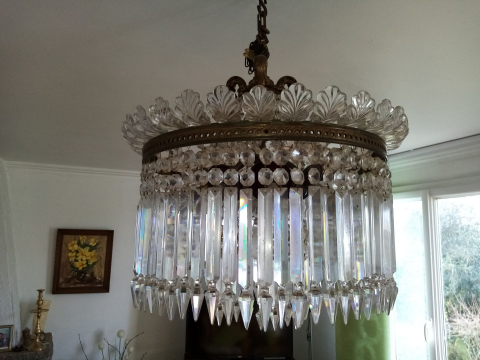 
															Lustre cristal de baccara
														