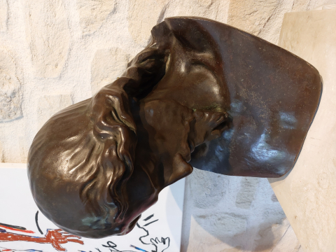 
															Haut de buste en bronze fin XIX ème
														