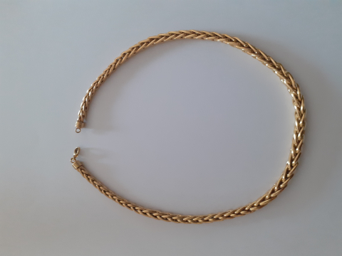 
															Collier maille palmier
														