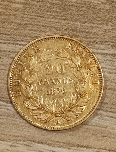 
															20 franc Napoléon III 1856
														
