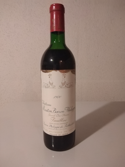 
															Château mouton baron philippe 1970 Pauillac
														