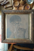 
															Portrait de Fujita et son chat
														