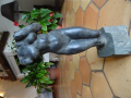 
															Buste de femme en bronze de Bernhard Hoetger
														