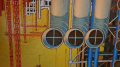 
															Pierre Charbonnier, huile sur toile : "Beaubourg 2" 1977 (146 x 89 x 3)
														