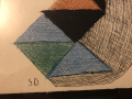 
															Tableau signe SD (Sonia Delaunay)
														