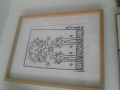 
															dessin de Keith HAring
														