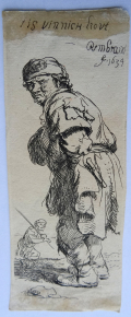 
															Rembrandt  Paysan s'écriant: «Tis vinnich kout» 1634
														