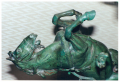 
															Statue char antique en bronze de G.Ferrat
														