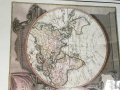 
															Une nouvelle carte du monde avec les chemins du capitaine cook’s 1794
														