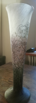 
															VASE DAUM NANCY DEBUT XX siecle 50cm bon etat
														