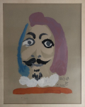 
															Lithographie signée Picasso - D'Artagnan - N°4/250
														