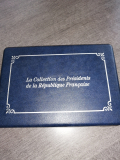 
															collection médailles en argent massif des présidents de la République Française
														