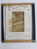 
															Plaque microfilm, souvenir du siège de Paris, par Pigeons Voyageurs
														