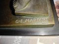 
															Sculpture bronze plongeur de g.e. mardini
														