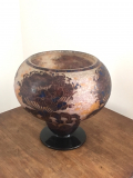 
															Vase boule signé Charder / Le verre Français
														