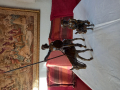 
															Statues bronze DON QUICHOTTE ET SANCHO PANCA par MAX LE VERRIER
														