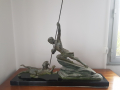 
															Sculpture R. Varnier " Le chasseur "
														