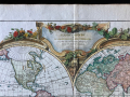
															gravure Mappe-monde par le Sr Janvier 1782
														
