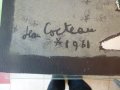 
															lithographie Jean Cocteau 1961 signée numérotée 194/300
														