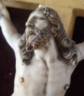 
															Sculpture christ cadre
														