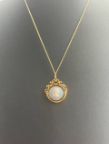 
															Collier et pendentif - OR 9 carats - wedgwood Classical drop
														