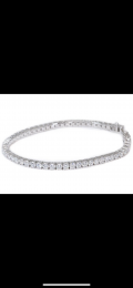 
															Bracelet tennis or et diamant
														