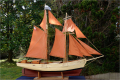 
															maquette de bateau 2 mâts
														