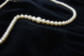 
															collier perles culture 45 cm fermoir or blanc perles de 7 mm à 5 mm 100 perles blanc nacré
														