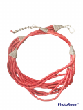 
															Bambou corail et silver plated KPA017, Numero 85
														