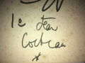 
															Dessin signé Jean Cocteau
														