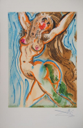 
															Lithographie Salvador Dali - La femme cheval
														