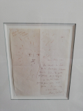 
															Lettre autographe Jean Cocteau avec dessin
														
