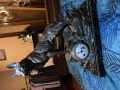 
															Sculpture horloge chien en bronze louis albert carvin
														