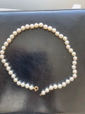 
															Collier perles de culture du Japon, fermeture or 14 carats
														