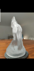
															Sculpture cheval en cristal
														