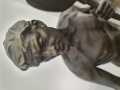 
															Statue de bronze - Mineur signée Rousseau
														