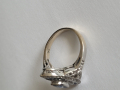 
															Bague or 750 saphir et diamand
														