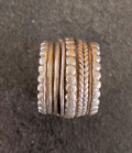 
															Bague ancienne en argent éthiopienne (tribu Harrar)
														