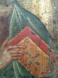 
															icône religieuse peint sur panneau de bois
														