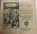 
															LA PHYSIQUE OCCULTE Ou TRAITÉ de la BAGUETE DIVINATOIRE  par M.L.L. de VALLEMONT  Chez JEAN Boudor  M.DCCIX
														