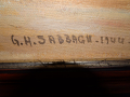 
															HUILE SUR TOILE signé  G-H-SABBAGH 1944
														