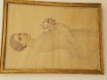 
															Aquarelle d'Elisabeth Sonrel : portrait de femme vers 1935. Support carton
														